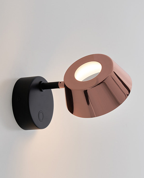 OLO Wall Lamp, Black/Copper