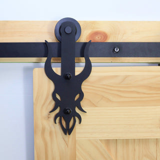 Sliding Barn Door Hardware Kit, Imperial Design, Single Door, 15'