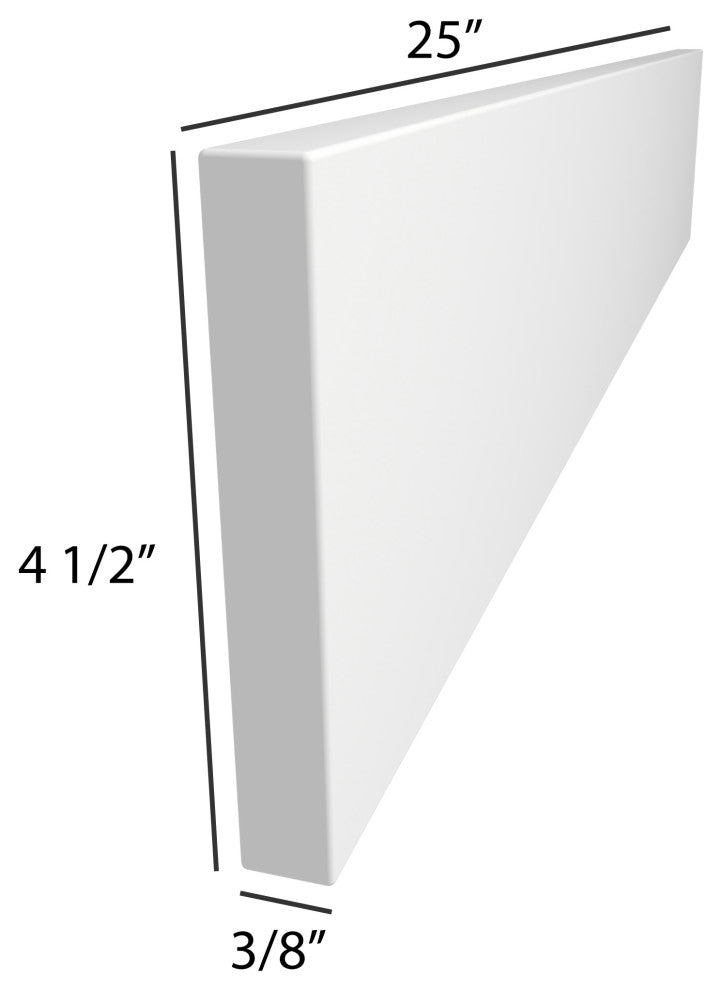 Dyconn Faucet True Solid Surface backsplash (24-Inch Backsplash)