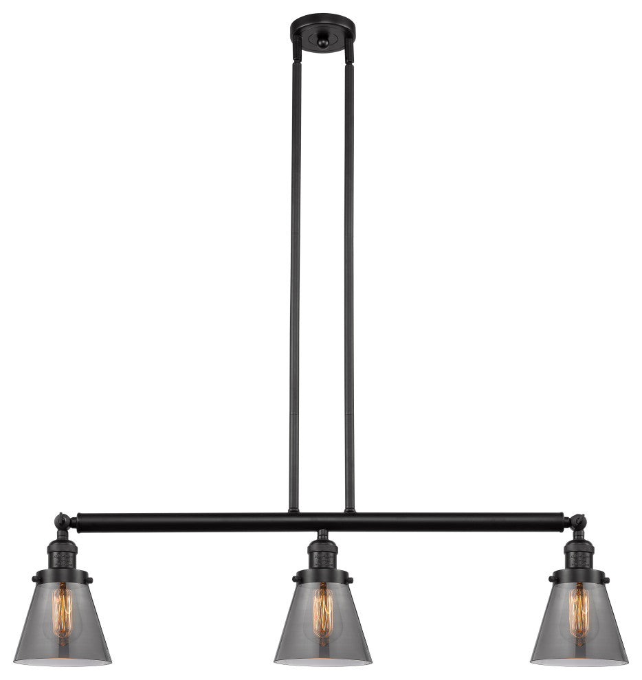 Innovations Lighting 213-Ob-G63-Led 3 Light Dimmable Led Island Light