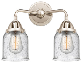 Small Bell Bath Vanity Light, Polished Nickel, Seedy, Seedy