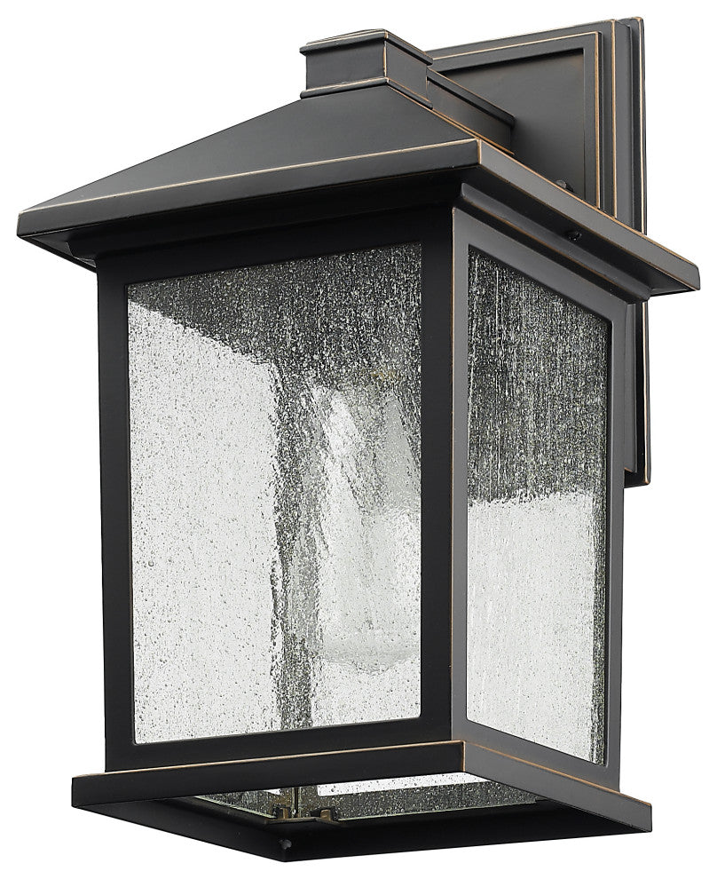 Z-Lite Portland 1 Light Outdoor Wall Light, Oil Rubbed Bronze