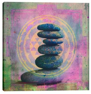 Epic Graffiti "Soul In Balance" Giclee Canvas Wall Art, 18"x18"
