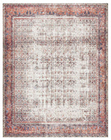 Layla LAY-12 Ivory/Brick, 2'x5'
