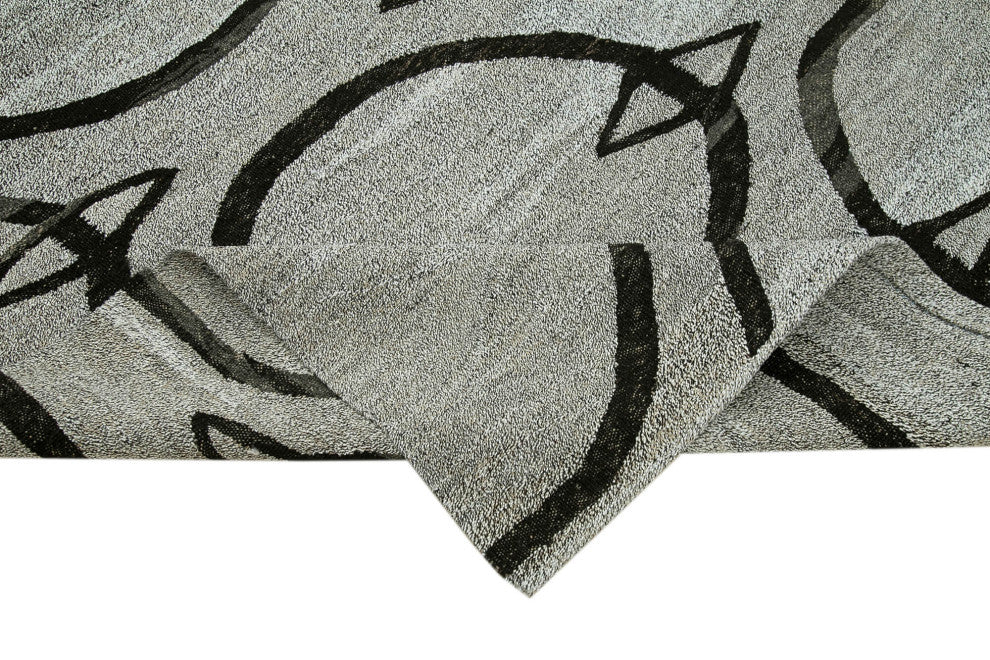 Rug N Carpet - Handwoven Turkish 7' 9'' x 10' 7'' Flatweave Wool Kilim Rug