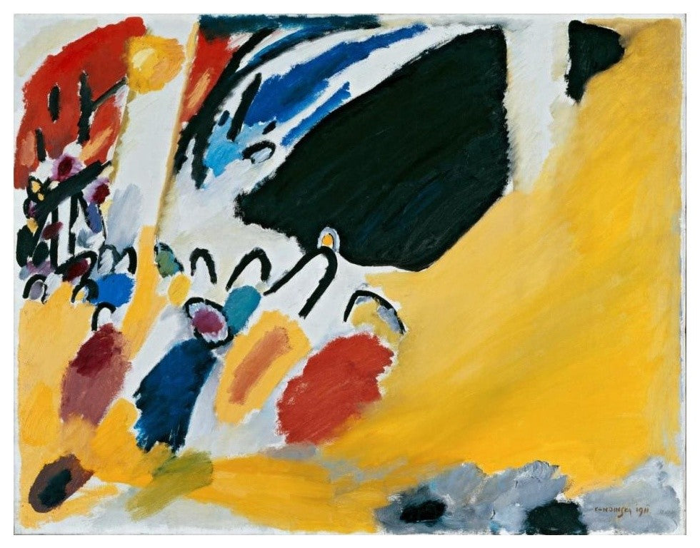 "Impression III - Concert, 1911" Paper Print by Wassily Kandinsky, 18"x14"