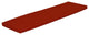 Bench Cushion, Red, 6 Foot
