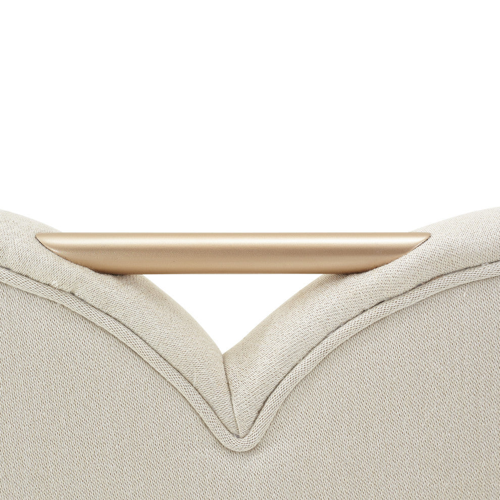 La Rachelle Dining Side Chair, Set of 2 - Medium Champagne