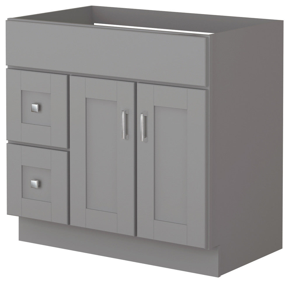 Grayson 36" Vanity With 2-Drawers at Left