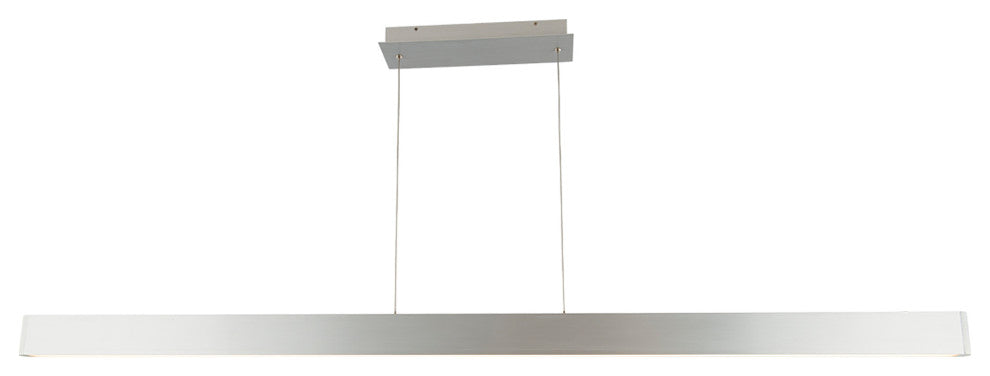 Volo LED Pendant 3000K, Brushed Aluminum, 75"