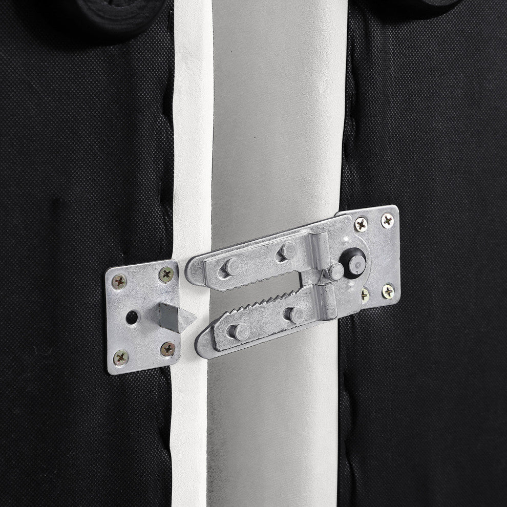 Comfy Beige Linen Textured Fabric Modular Chair, Cream, Velvet, Armless Chair