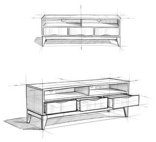 Harper TV Media Stand