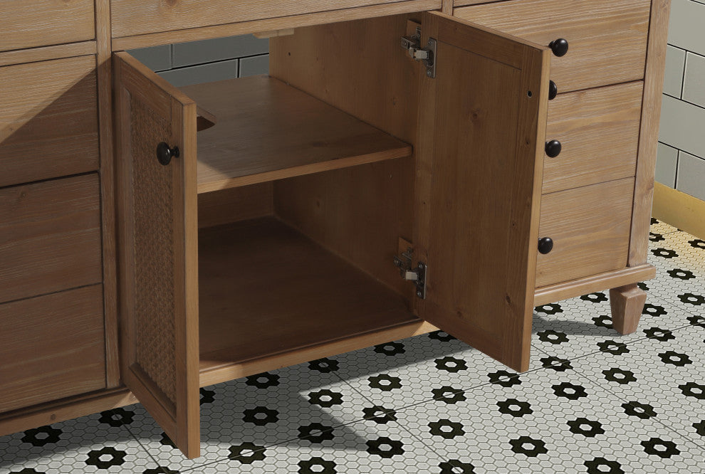 Ari Kitchen and Bath Annie 60" Single Bath Vanity Weathered Fir