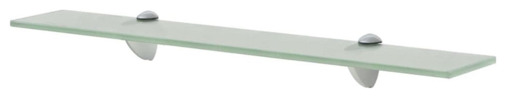 Vidaxl Floating Shelves 2-Piece Glass 23.6"x3.9" 0.3"