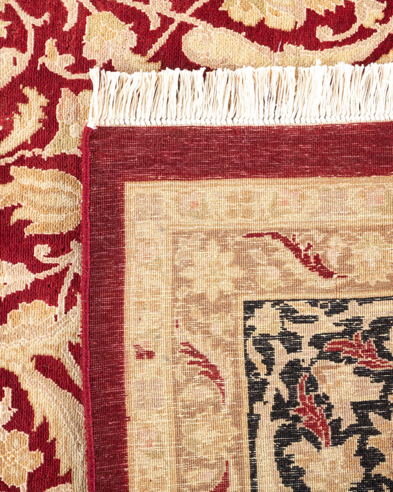 Mogul, One-of-a-Kind Hand-Knotted Area Rug Red, 9'2"x12'5"