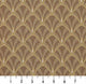 Brown And Beige Fan Jacquard Woven Upholstery Fabric By The Yard
