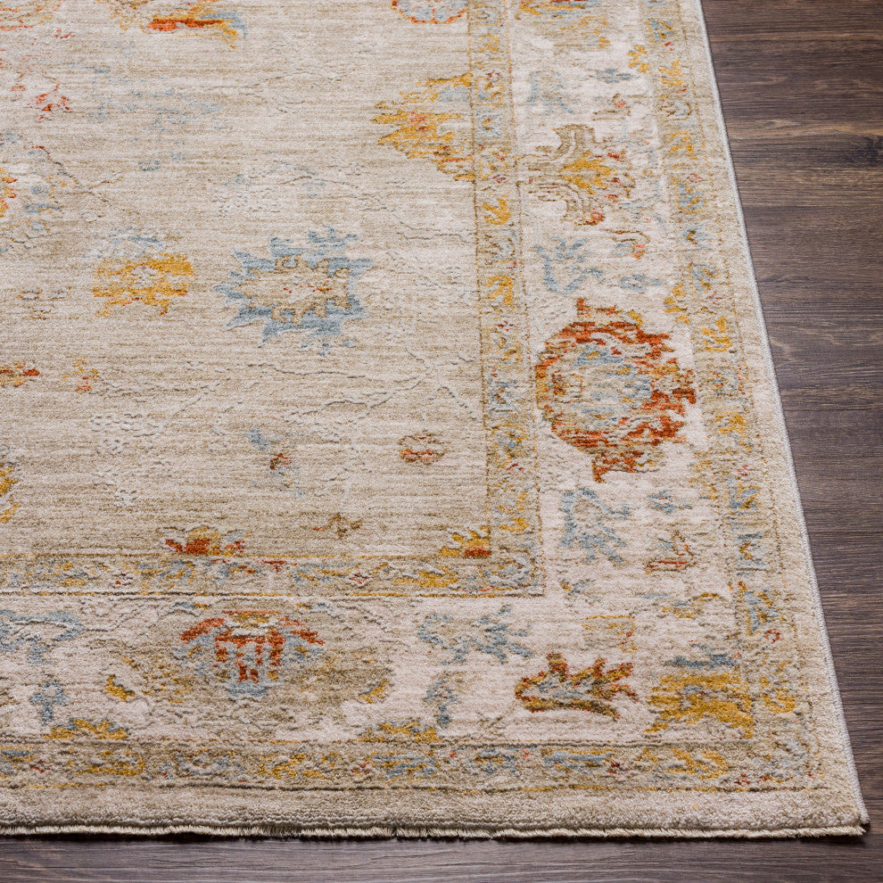 Avant Garde AVT-2310 Traditional Rust/Gray 5'x7'5" Area Rug