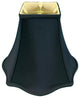Royal Designs Fancy Square Bell Basic Lamp Shade, Black, 6x14x11.5, Single