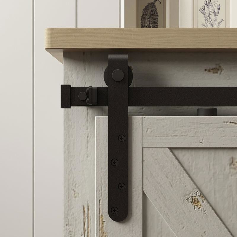 Additional Rollers for Mini Sliding Furniture Barn Doors, Stainless Steel, Strap