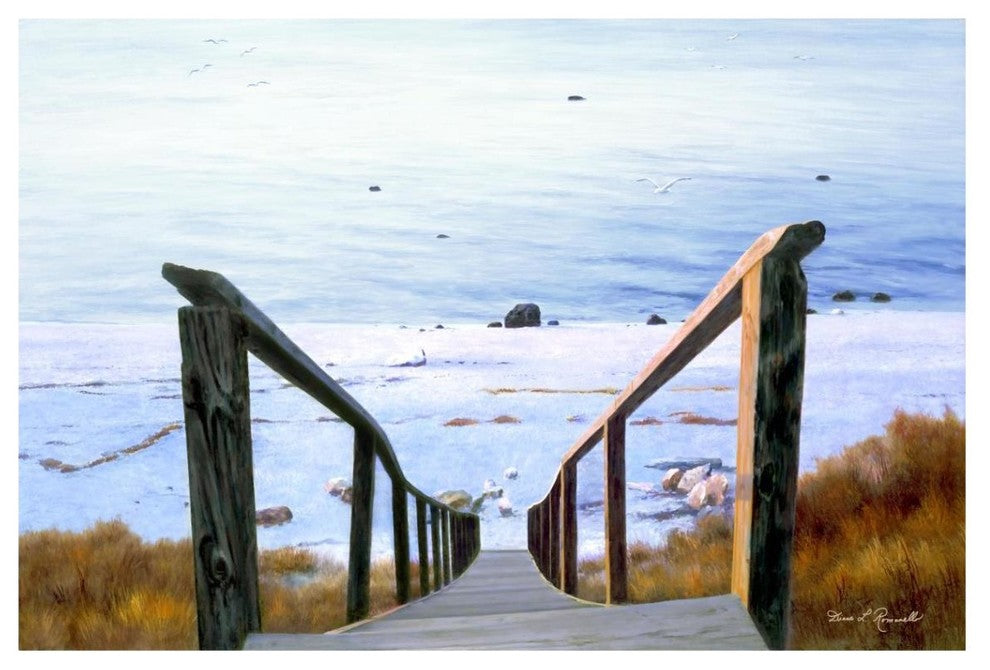 "Sound Beach" Digital Paper Print by Diane Romanello, 20"x14"