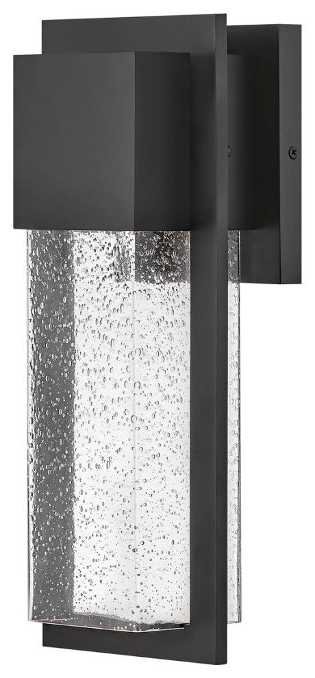 Lark Alex 15.75" Small Outdoor Wall Mount Sconce, Black