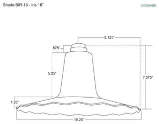 16" Iris LED Barn Light With Rustic Arm, Black