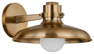 Rainhill 1-Light Wall Sconce, Patina Brass