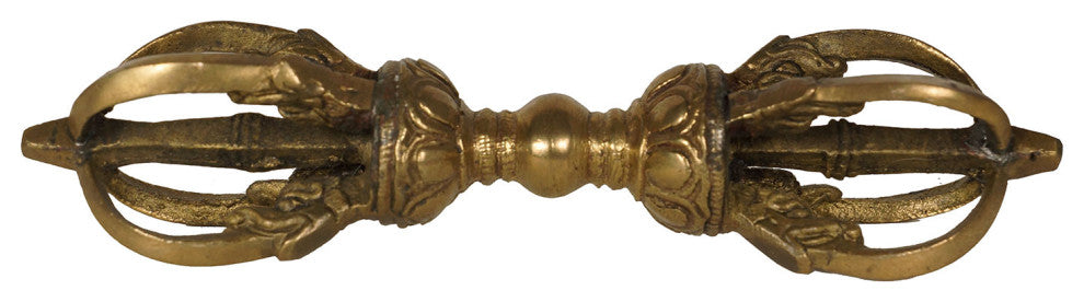 Consigned Vintage Tibetan Brass Dharma Instrument