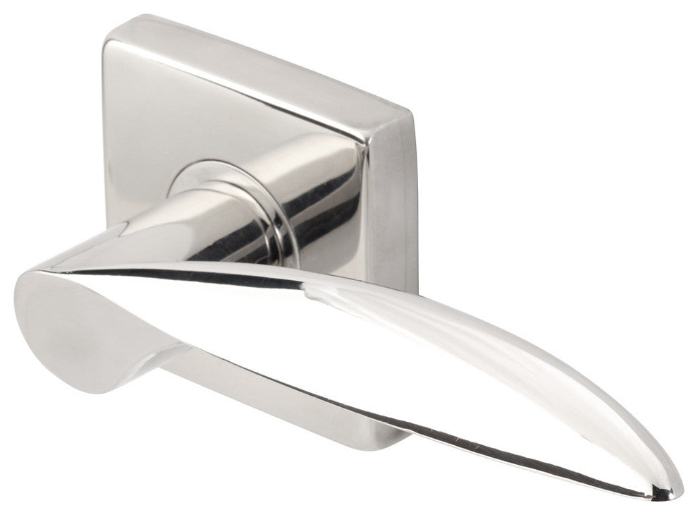 Stratus Lever, Tubular Passage, Polished Stainless Steel, 2-3/8" Backset