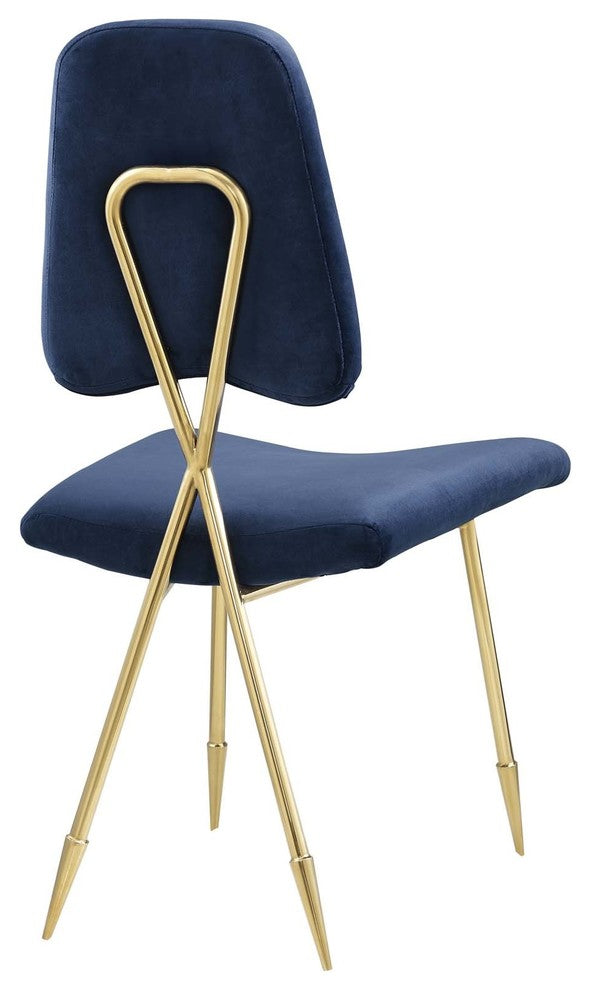Ponder Dining Side Chair Set of 4, Navy
