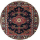 Ahgly Company Indoor Round Traditional Area Rugs, 4' Round