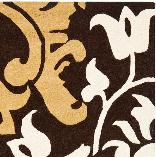 Safavieh Soho Soh760A Floral Rug, Brown/Multi, 5'0"x8'0"