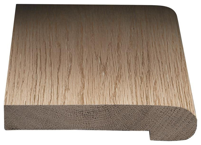 European White Oak Stair Nose, 1/2"x2-3/8"x78", Wood Molding-Accolade