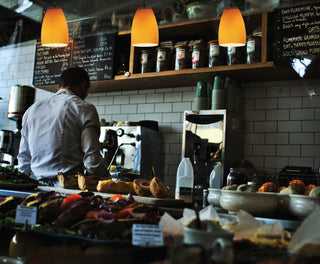 Access Lighting 28069-1C Sydney 1 Light Mini Pendant - Brushed Steel / Amber