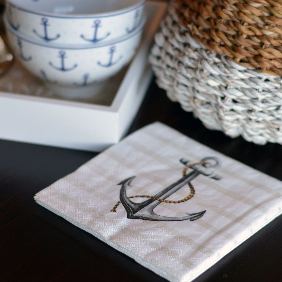 60 Count Anchor Quality 3-Ply Paper Napkins