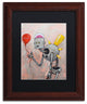 'Smile' Matted Framed Art, Wood Frame, Black Matte, 14x11