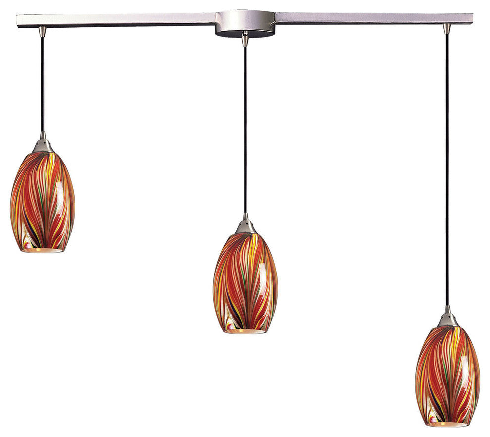 Elk Lighting 517-3L-M Mulinello 3-Light Pendant Light