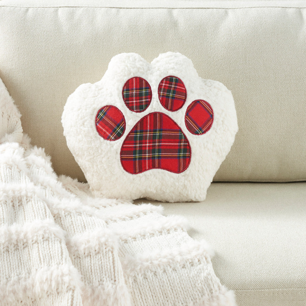Mina Victory L1965 Throw Pillow, Ivory, 12" x 12"