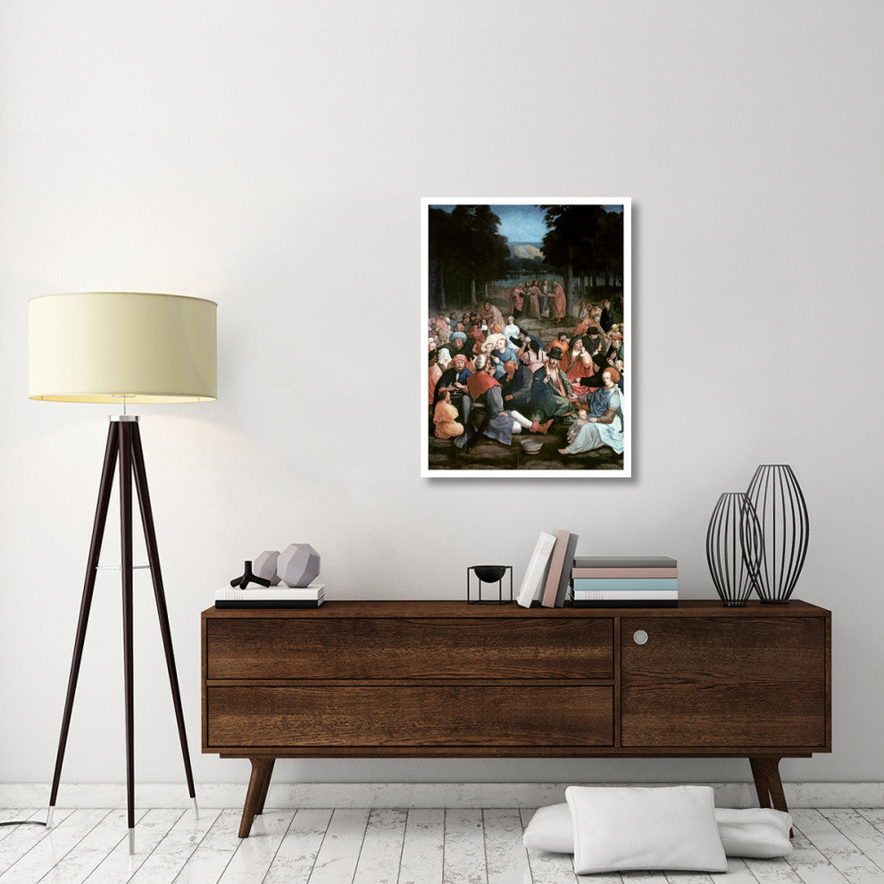 "Miracle of the Loaves & the Fishes" Paper Print by Lucas Van Leyden, 28"x38"