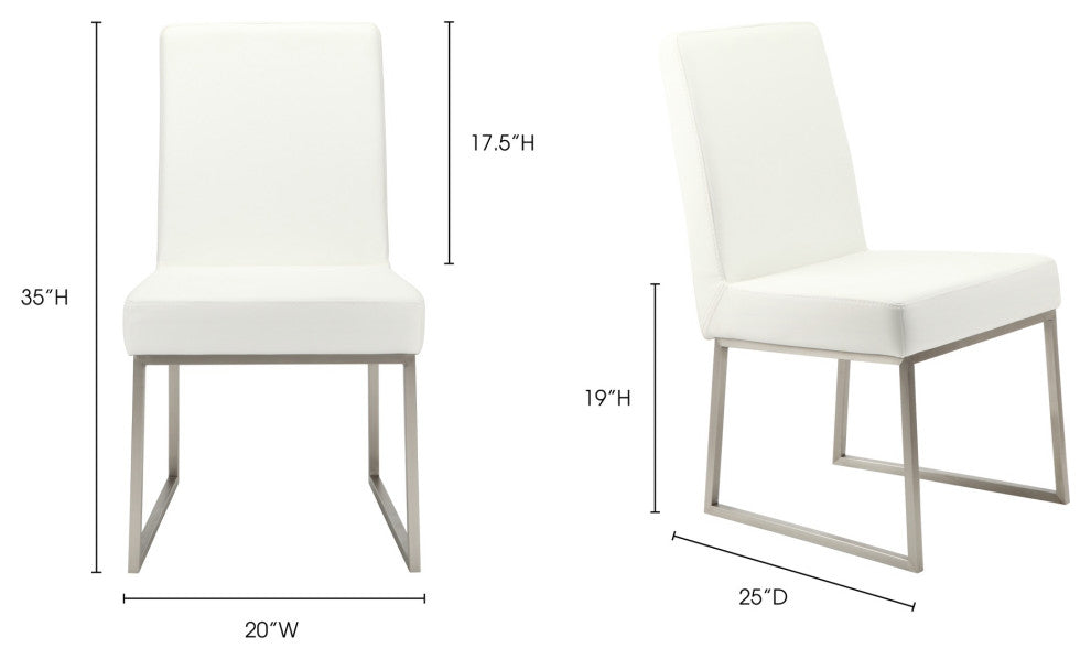 Modern Tyson Dining Chair White - M2 - White