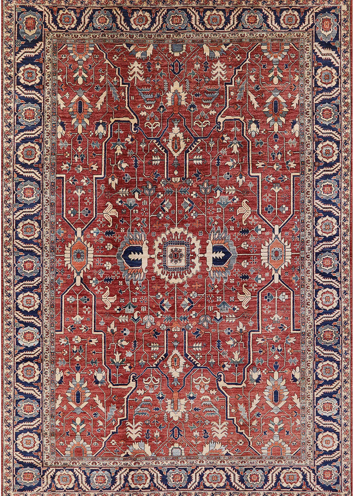 Ahgly Company Indoor Rectangle Mid-Century Modern Area Rugs, 7' x 10'