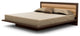 Moduluxe 29" Cal King Bed With Upholstery, Smoke Cherry, Sand Microsuede
