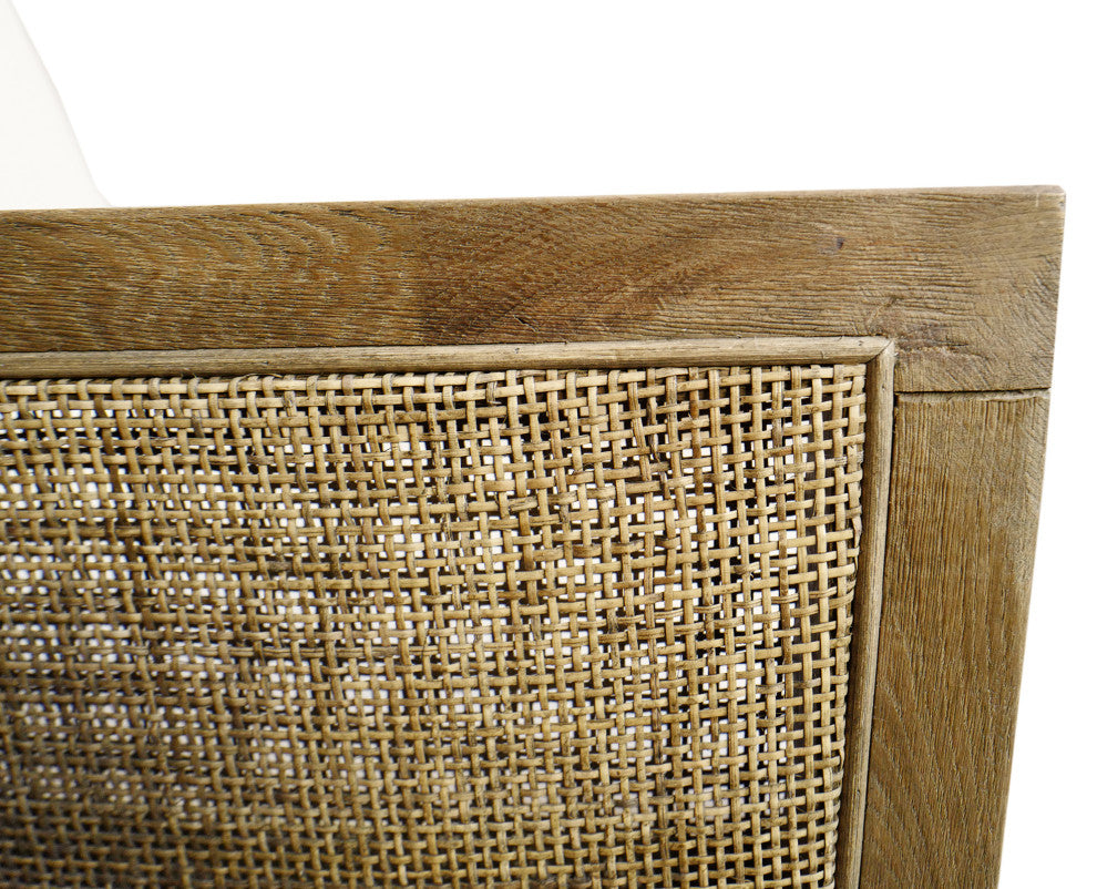 Cane and Oak Arm Chair