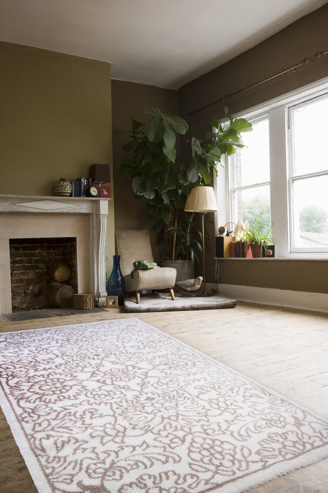 Home Dynamix SOHOME Ramapo Tati Area Rug 26"x45", Border Ivory/Beige