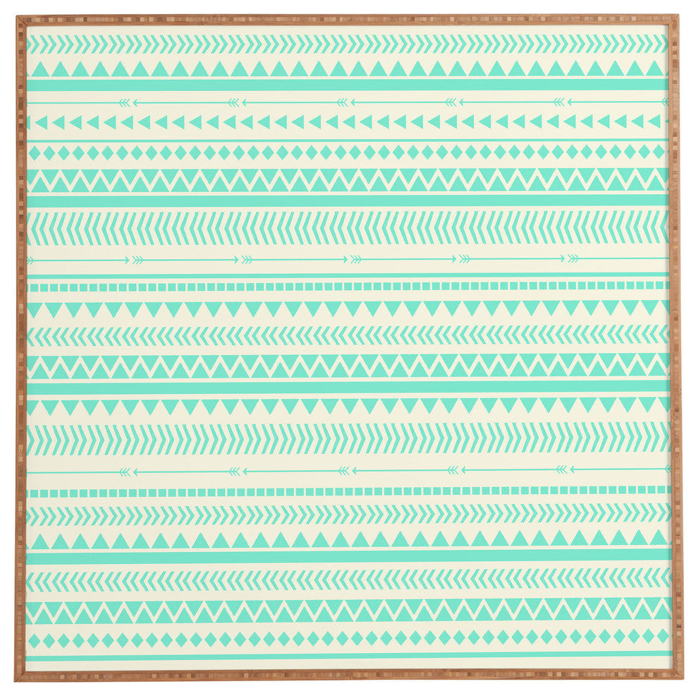 Deny Designs Allyson Johnson Mint Tribal Framed Wall Art