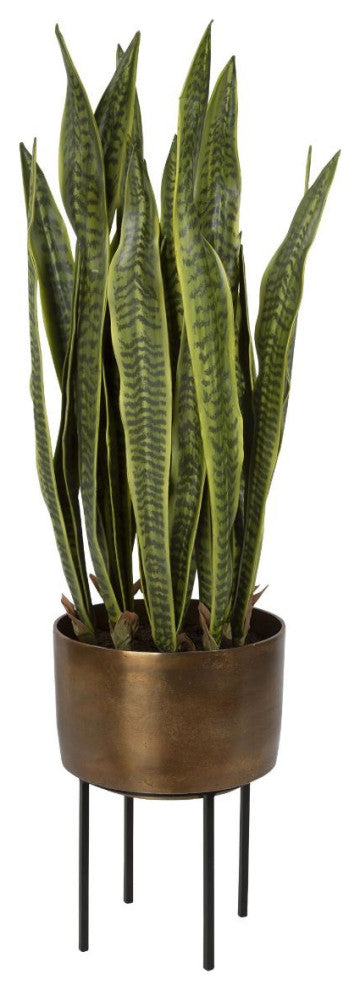 Uttermost Fasita Brass Planter 2 Cartons