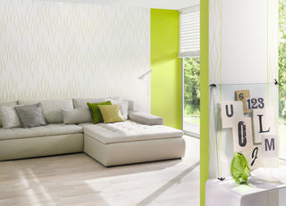 Jette2, Grass Textured Embossed Bamboo Natural Green Wallpaper Roll