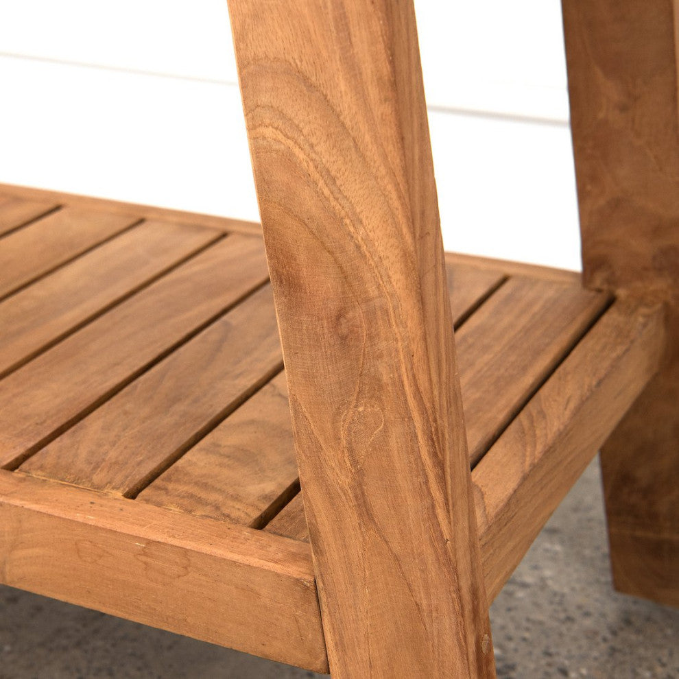 Teak Shower, Bench