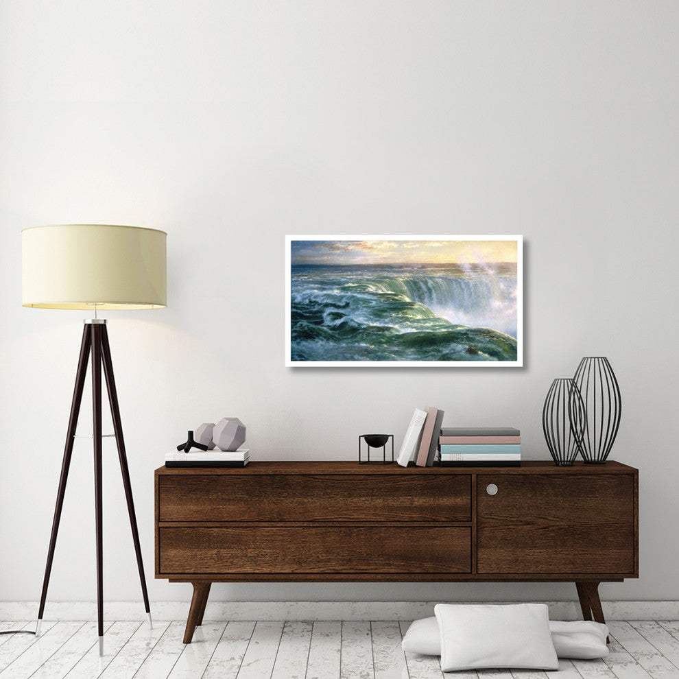 "Niagara, 1866" Digital Paper Print by Louis Remy Mignot, 42"x23"
