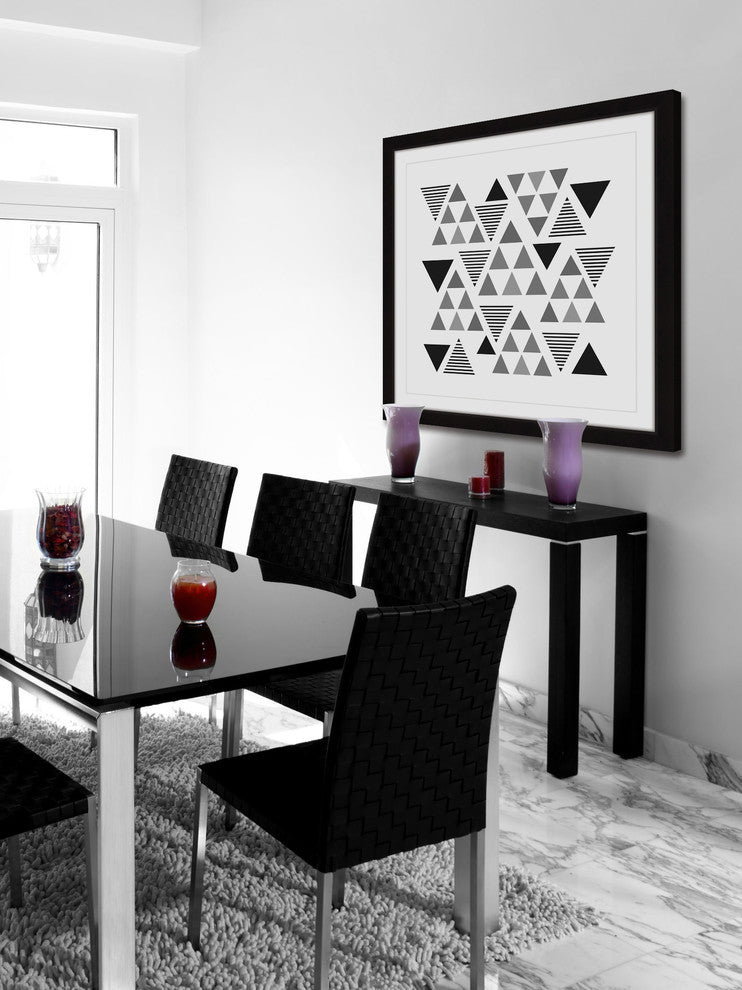 "Triangular Significance" Framed Art Print